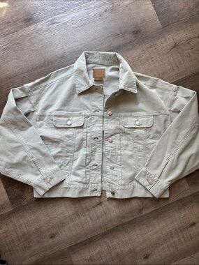 American Eagle Outfitters Light Sage Green cordiroy Jacket
